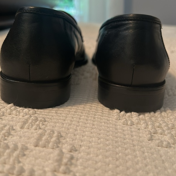 Florsheim Mens Vintage Black Tassel Leather Dress Loafer Classic Leather 7 1/2 D - Picture 5 of 8